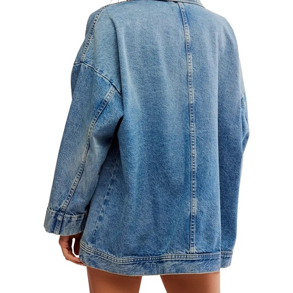 We The Free Blue Jean Jacket - Picture 3 of 8